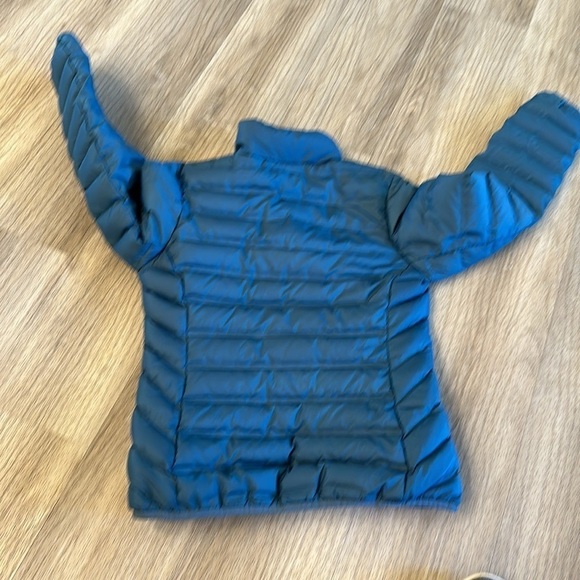 Columbia 650 down blue and yellow puffer jacket size small - Picture 10 of 10